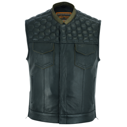 Whiskey Leather Vest