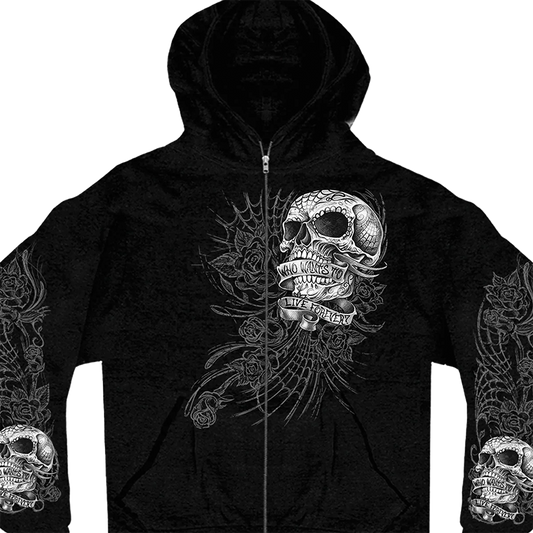 Sweet Demise Zip-Up Hoodie