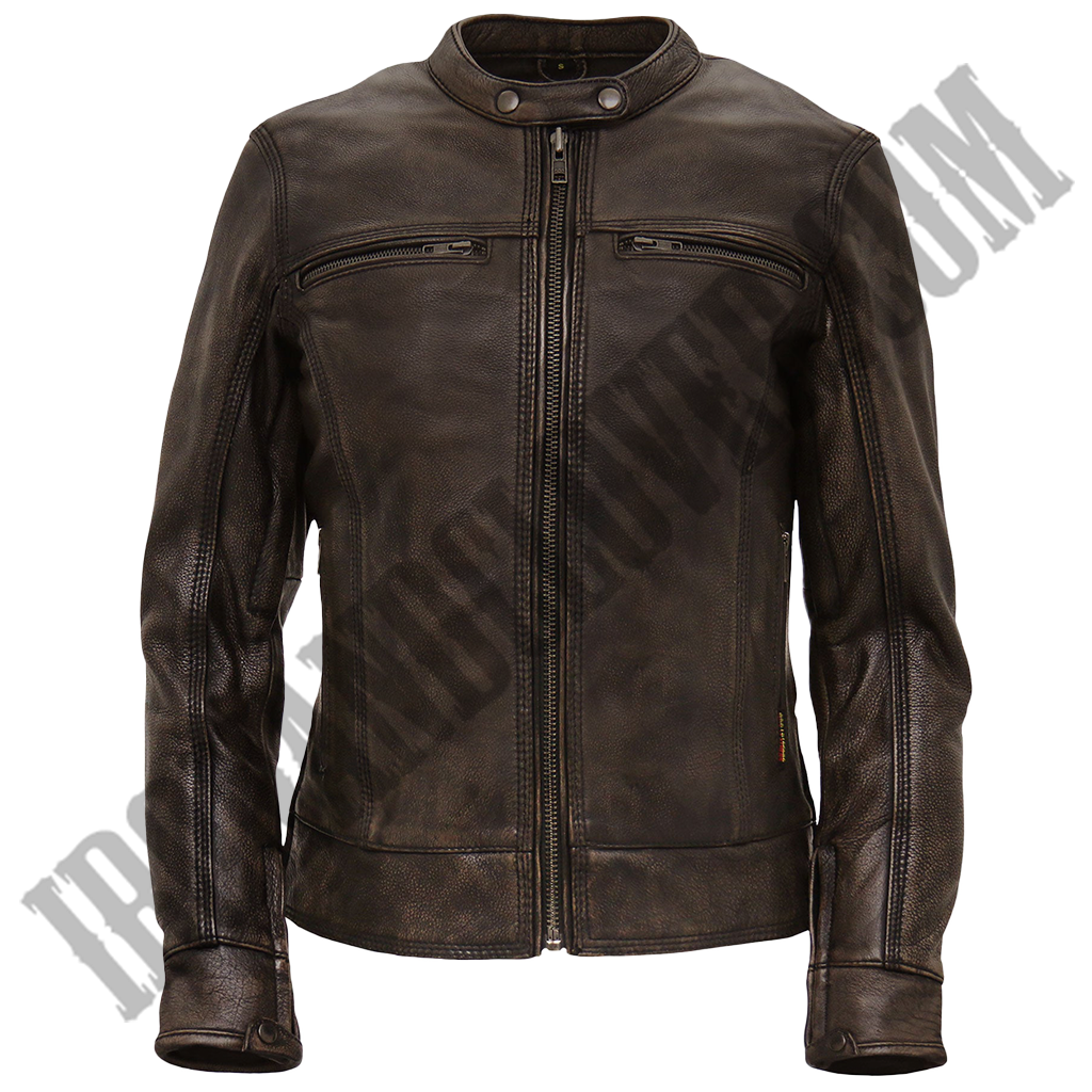 Heritage Collection Distressed Brown Leather Jacket