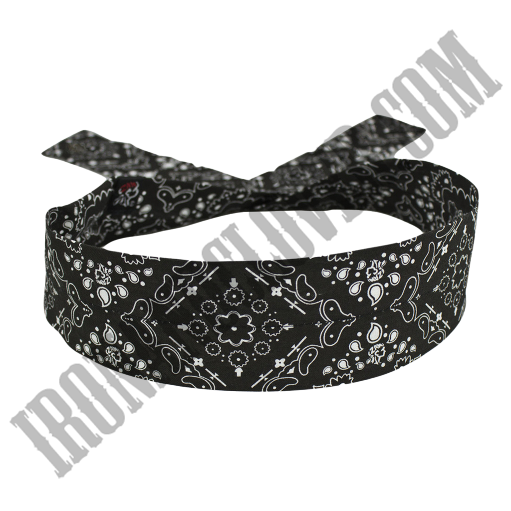 Black Paisley Polyester Cooldanna®