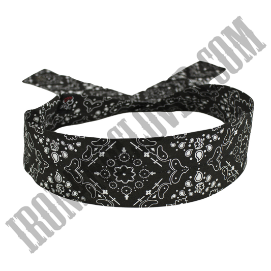 Black Paisley Polyester Cooldanna®