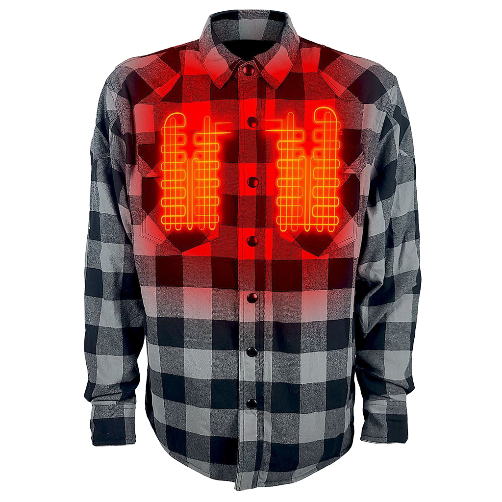 Gerbing 7V Battery Heated Flannel Shirt