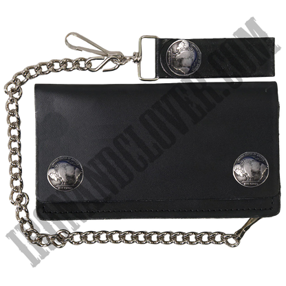 Buffalo Nickle Snap Wallet