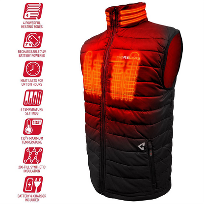 Gerbing 7V Men's Khione Puffer Heated Vest 2.0