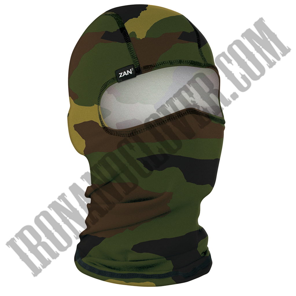 Woodland Camo Polyester Balaclava