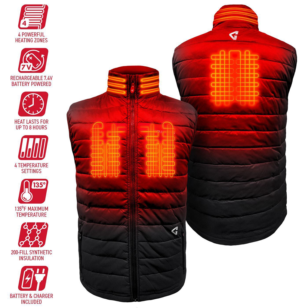 Gerbing 7V Men's Khione Puffer Heated Vest 2.0