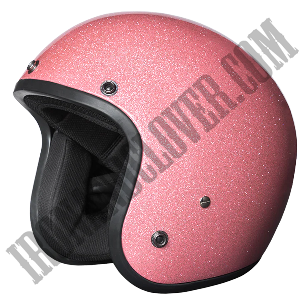 Daytona Cruiser with Visor in Pink Metal Flake