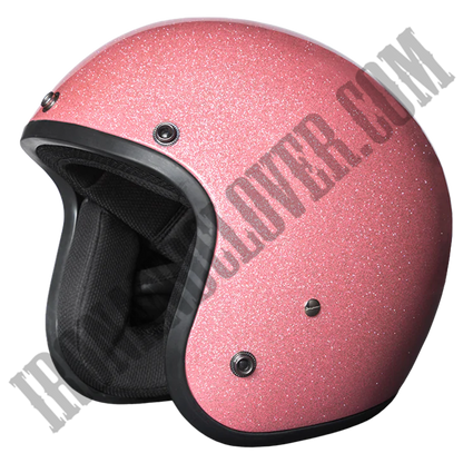 Daytona Cruiser with Visor in Pink Metal Flake