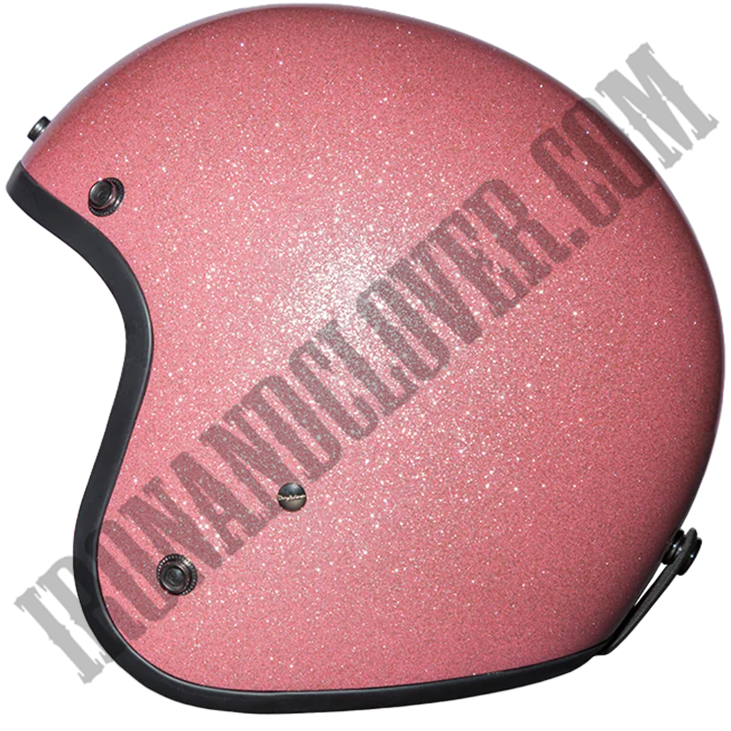 Daytona Cruiser with Visor in Pink Metal Flake