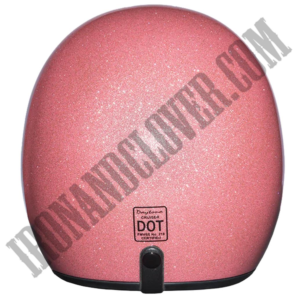 Daytona Cruiser with Visor in Pink Metal Flake