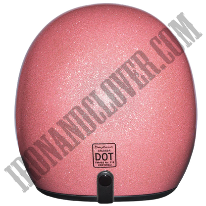 Daytona Cruiser with Visor in Pink Metal Flake