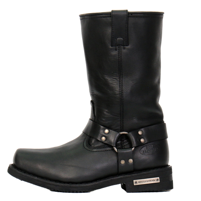 11-Inch Harness Boots in Black