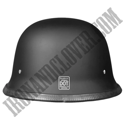 Daytona German Helmet in Dull Black