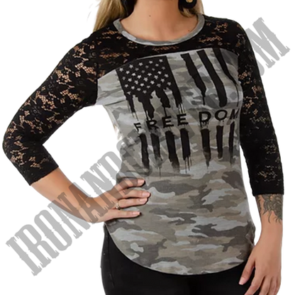 Bleeding Freedom Thermal Tee