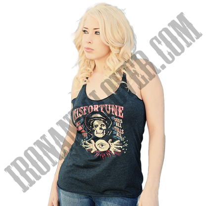 Misfortune Unfinished Racerback Tank Top