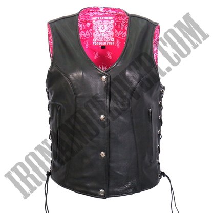 Pink Paisley Vest