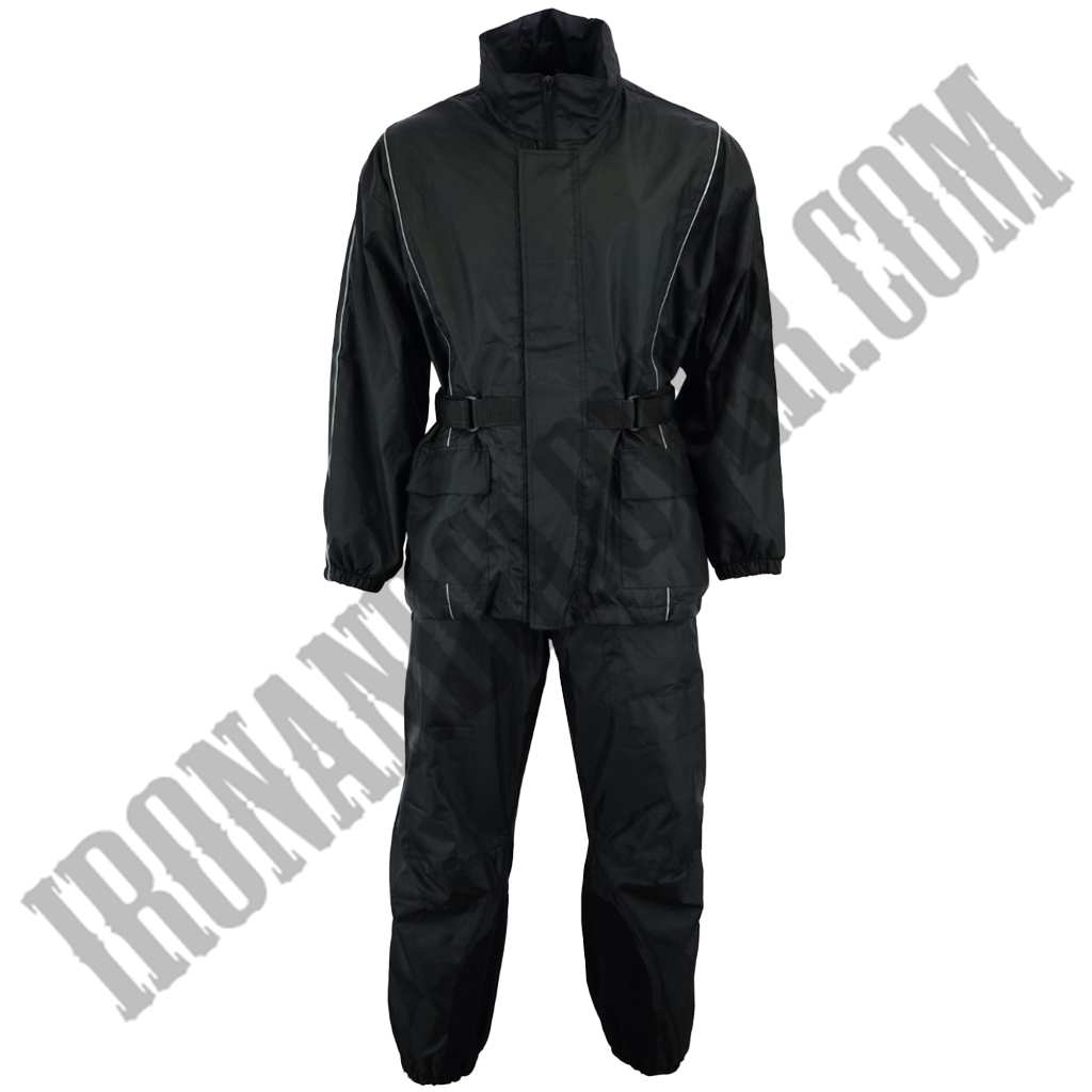 Unisex Rain Suit in All Black