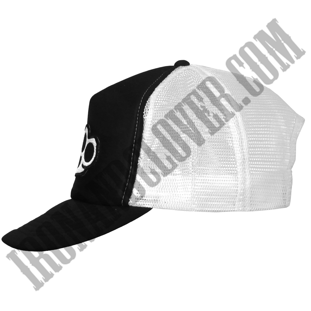 Knuckles Black & White Trucker Hat