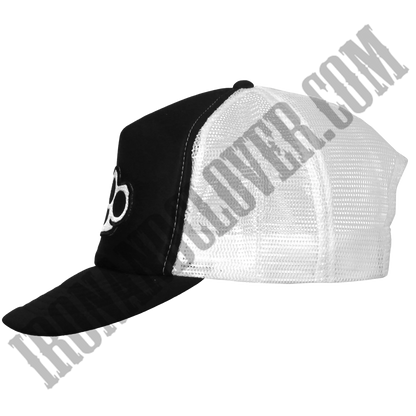 Knuckles Black & White Trucker Hat