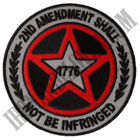 2nd Amendment Shall Not be Infringed Star Patch