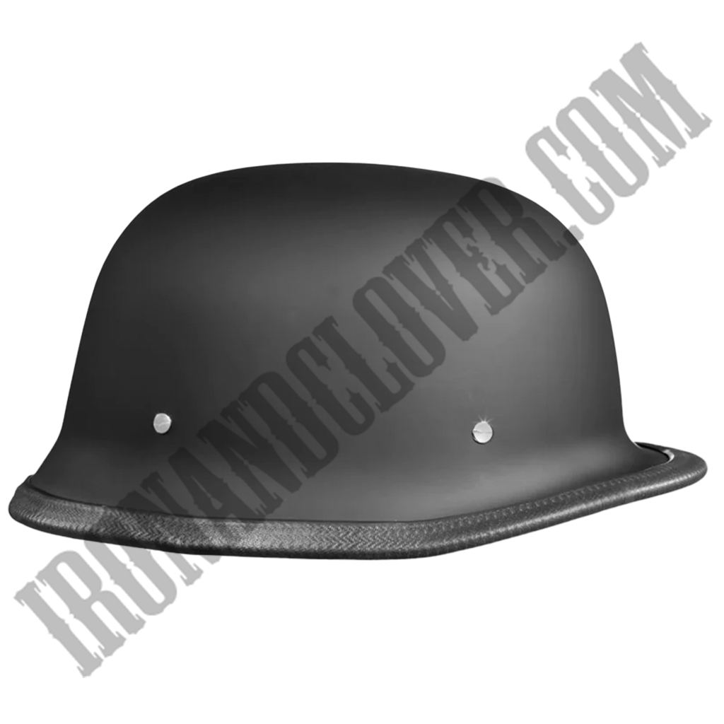 Daytona German Helmet in Dull Black