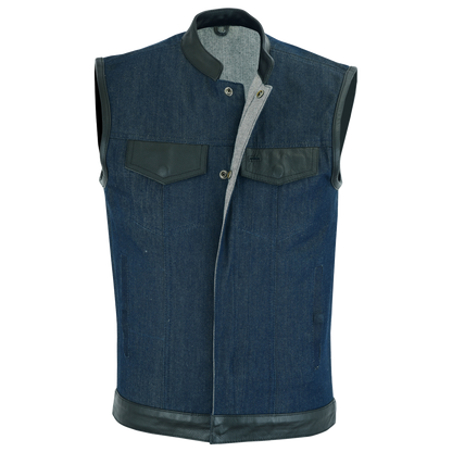 Raw Blue Denim Vest