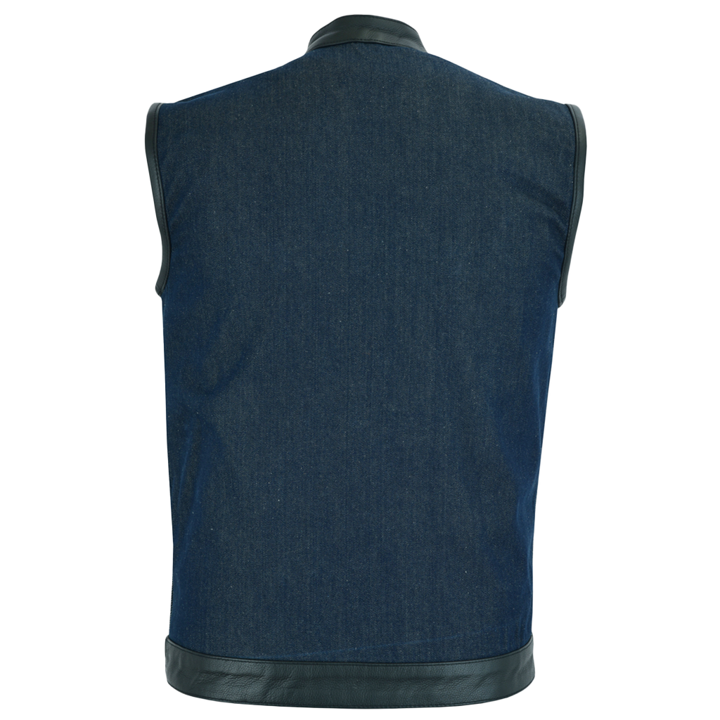 Raw Blue Denim Vest