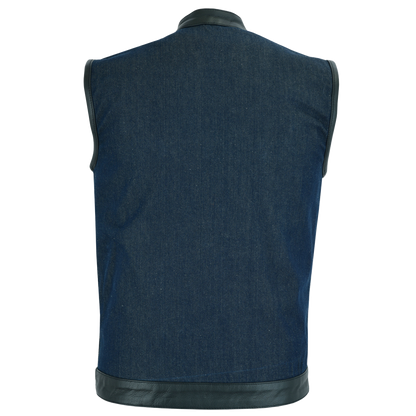 Raw Blue Denim Vest