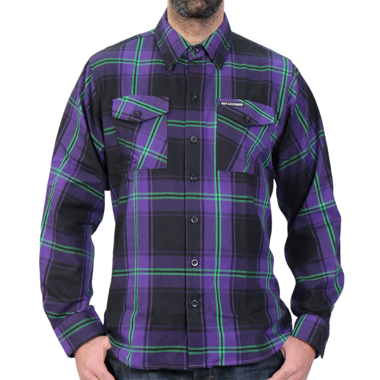 Men's Flannel Shirt in Voodoo