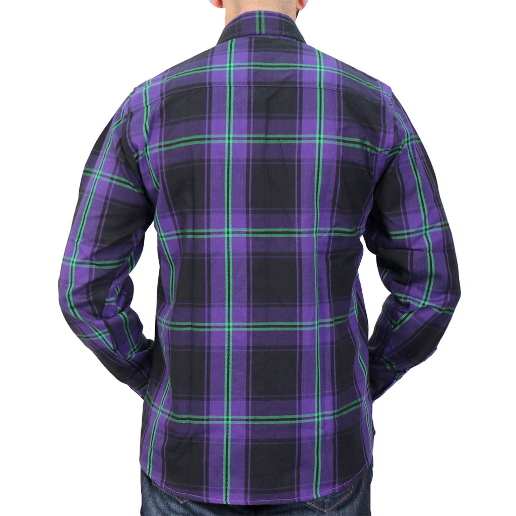 Men's Flannel Shirt in Voodoo