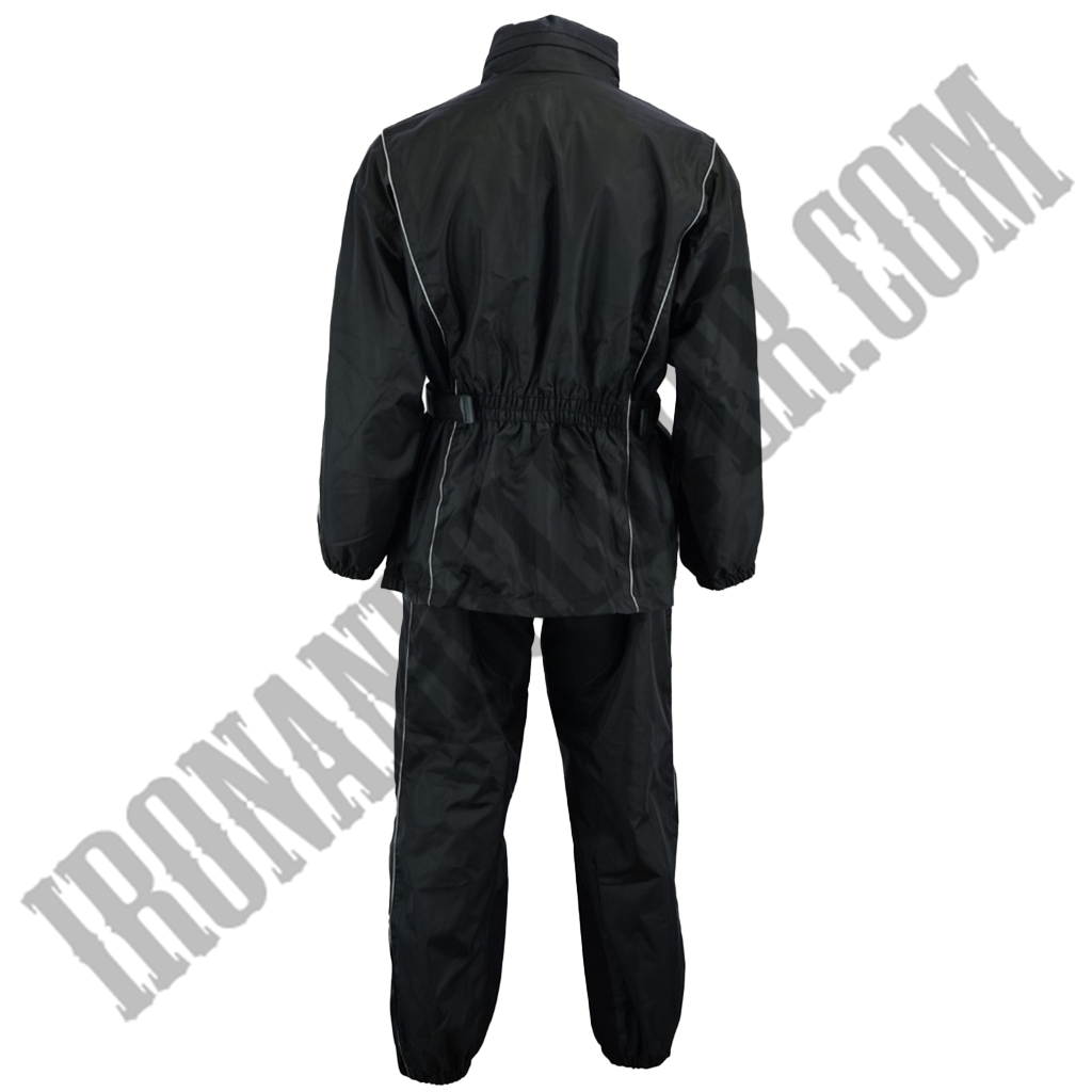 Unisex Rain Suit in All Black