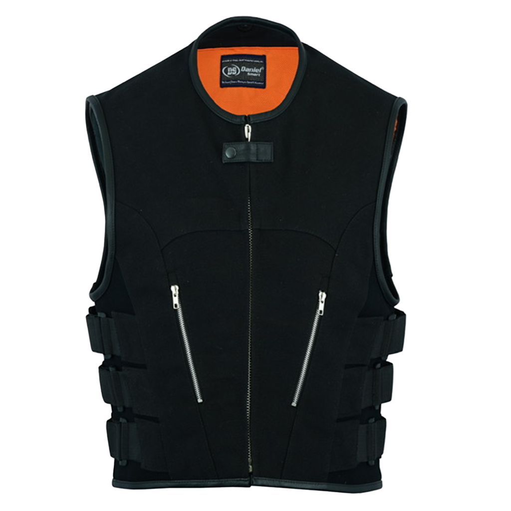 SWAT Canvas & Leather Vest