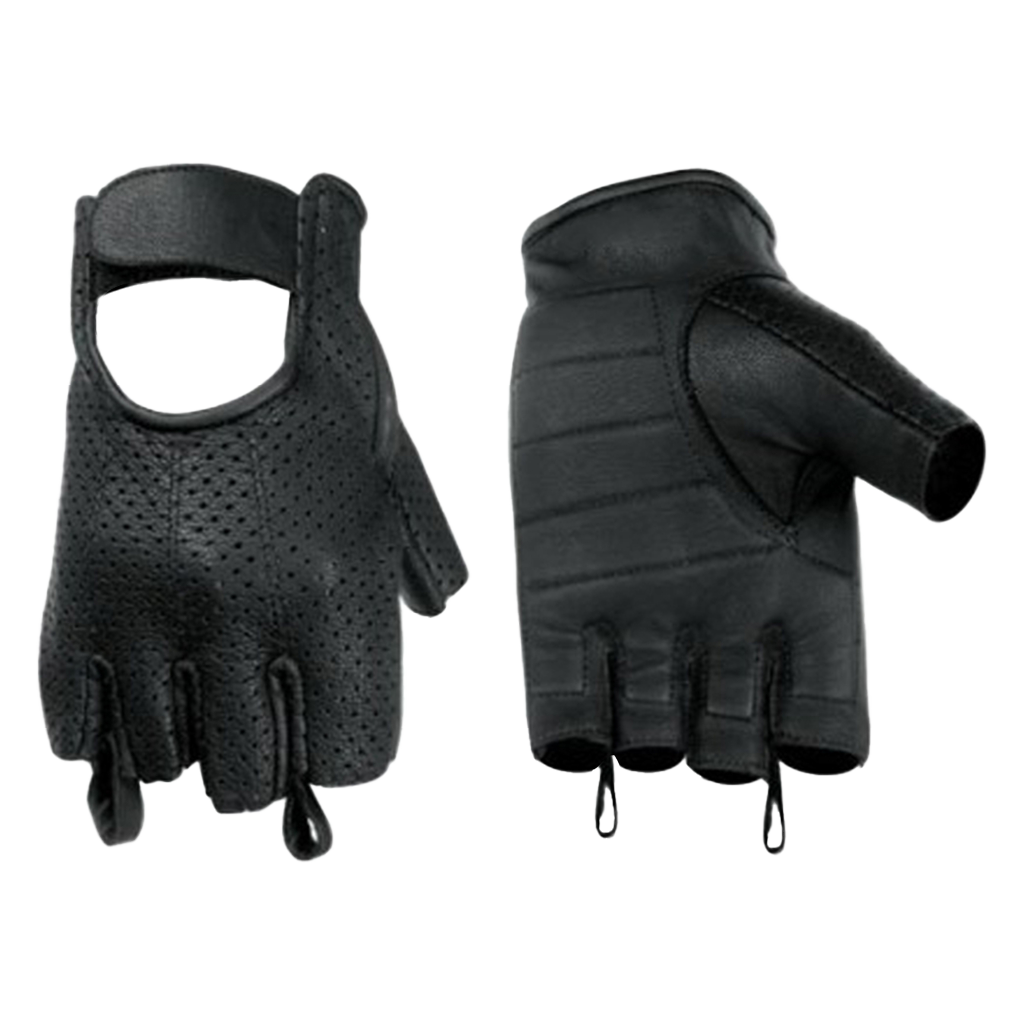 Perforated Fingerless Glove