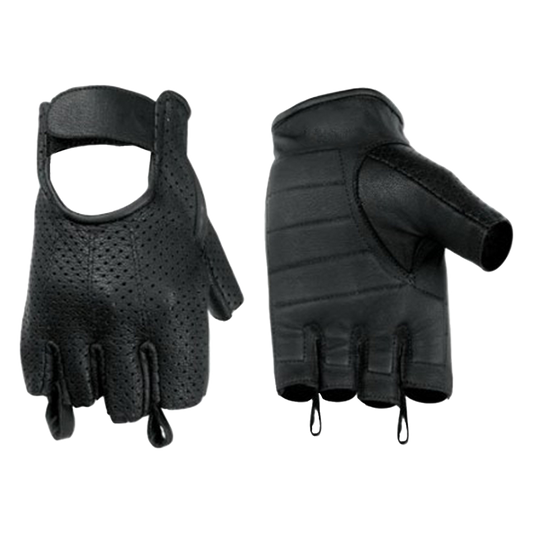 Perforated Fingerless Glove