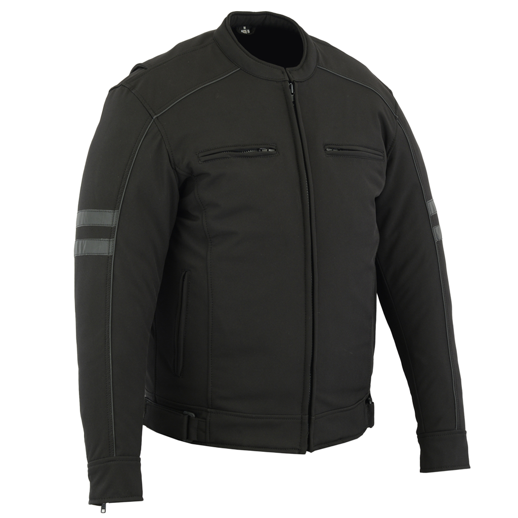 All Season Motorcycle Jacket with Reflective Sleeves