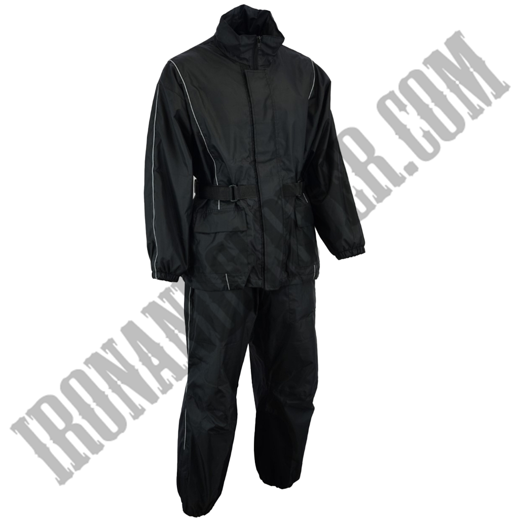 Unisex Rain Suit in All Black