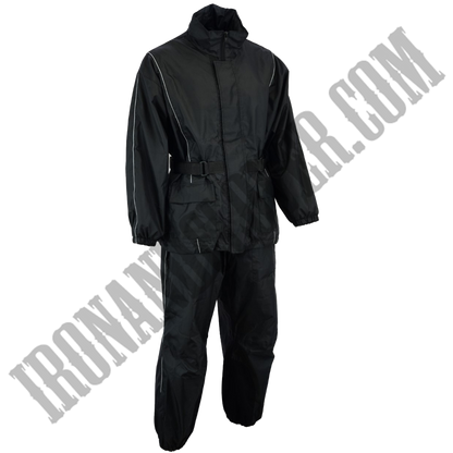 Unisex Rain Suit in All Black