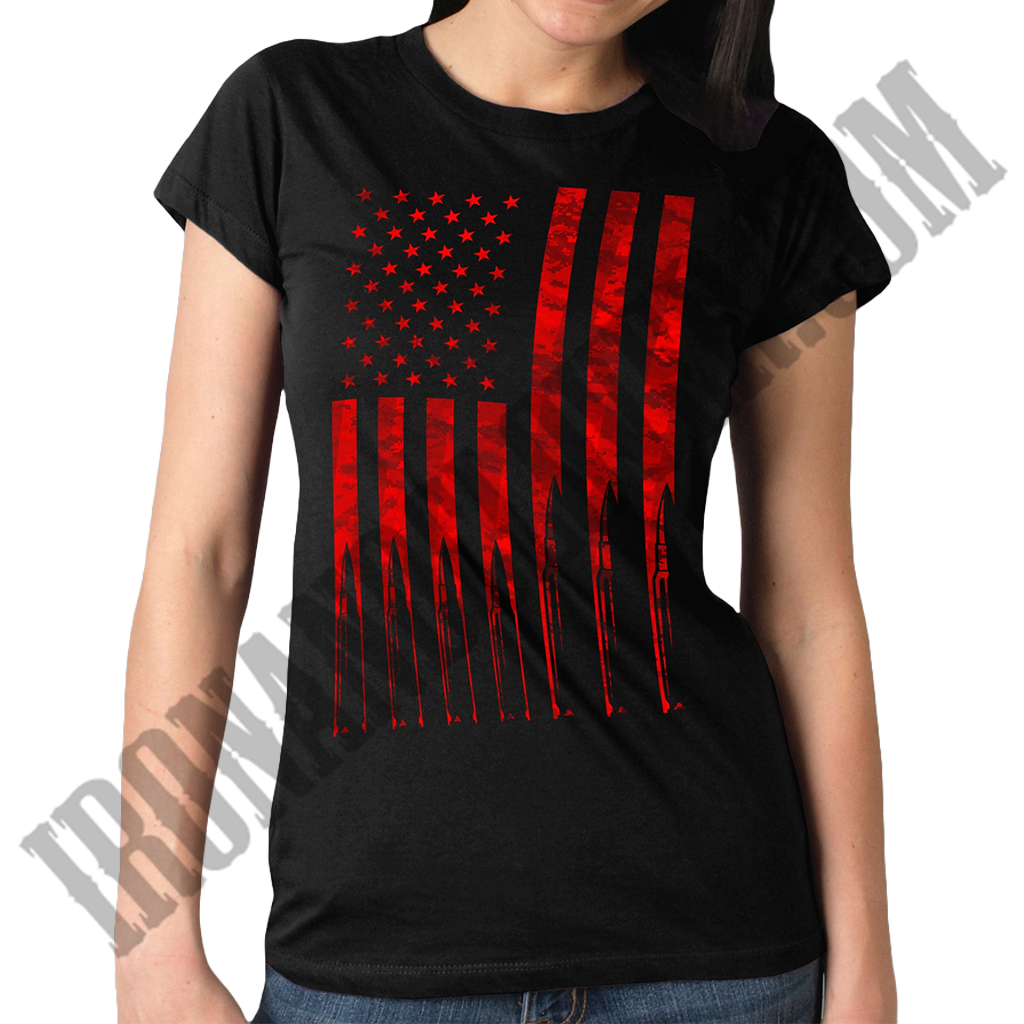 Bullet Flag Full Cut Tee