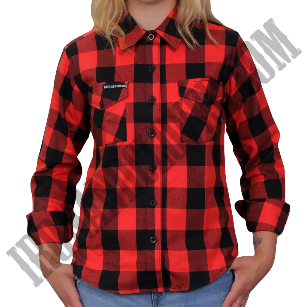 Flannel Shirt in Red & Black