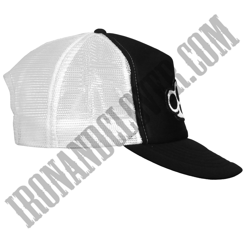 Knuckles Black & White Trucker Hat