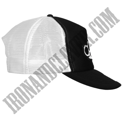 Knuckles Black & White Trucker Hat