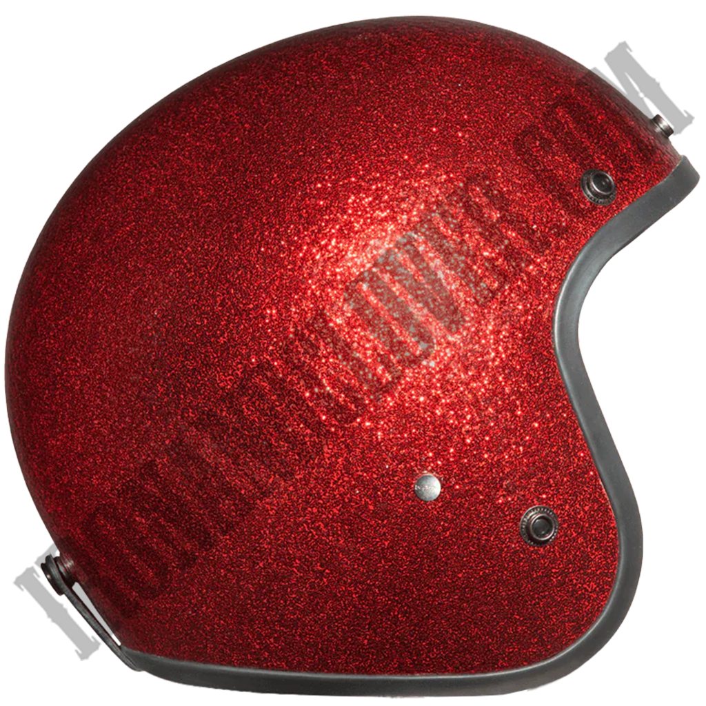 Daytona Cruiser with Visor in Red Metal Flake