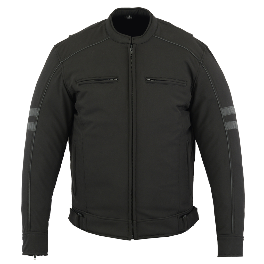 All Season Motorcycle Jacket with Reflective Sleeves