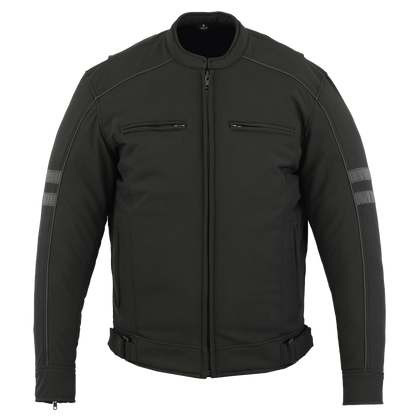 All Season Motorcycle Jacket with Reflective Sleeves