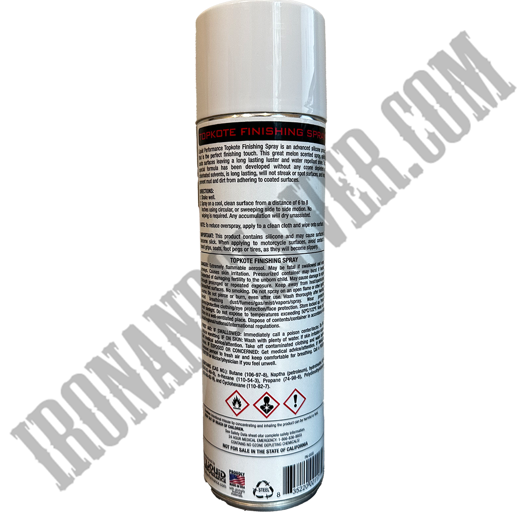 Liquid Performance TopKote Finishing Spray