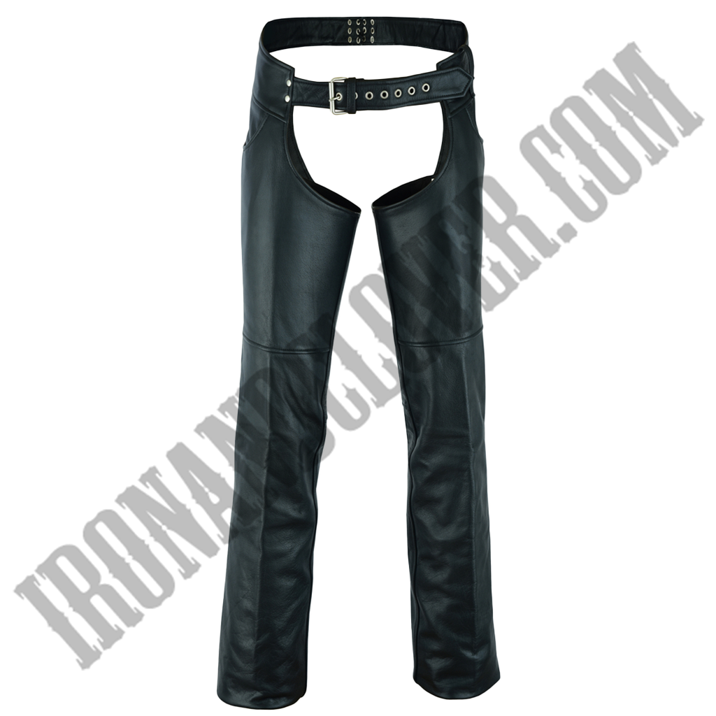 Classic Leather Chaps with Jeans Pockets in Tall