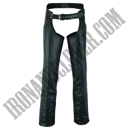 Classic Leather Chaps with Jeans Pockets in Tall