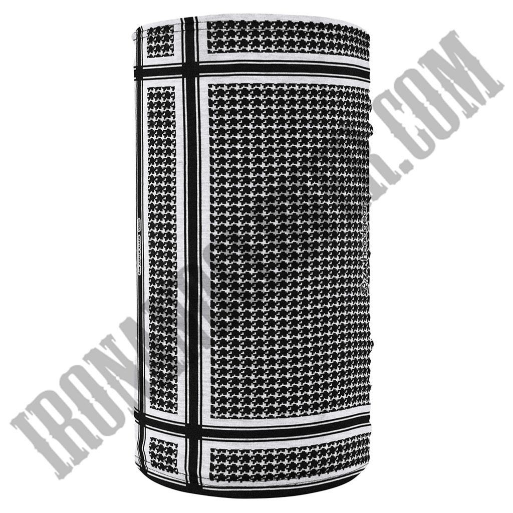 Black & White Houndstooth Fleece Lined Motley Tube®