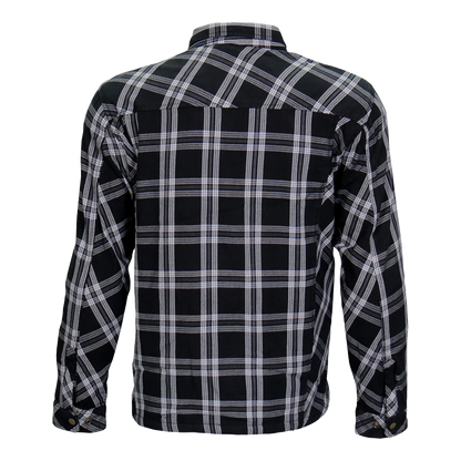 Armored Flannel Jacket in Black & White