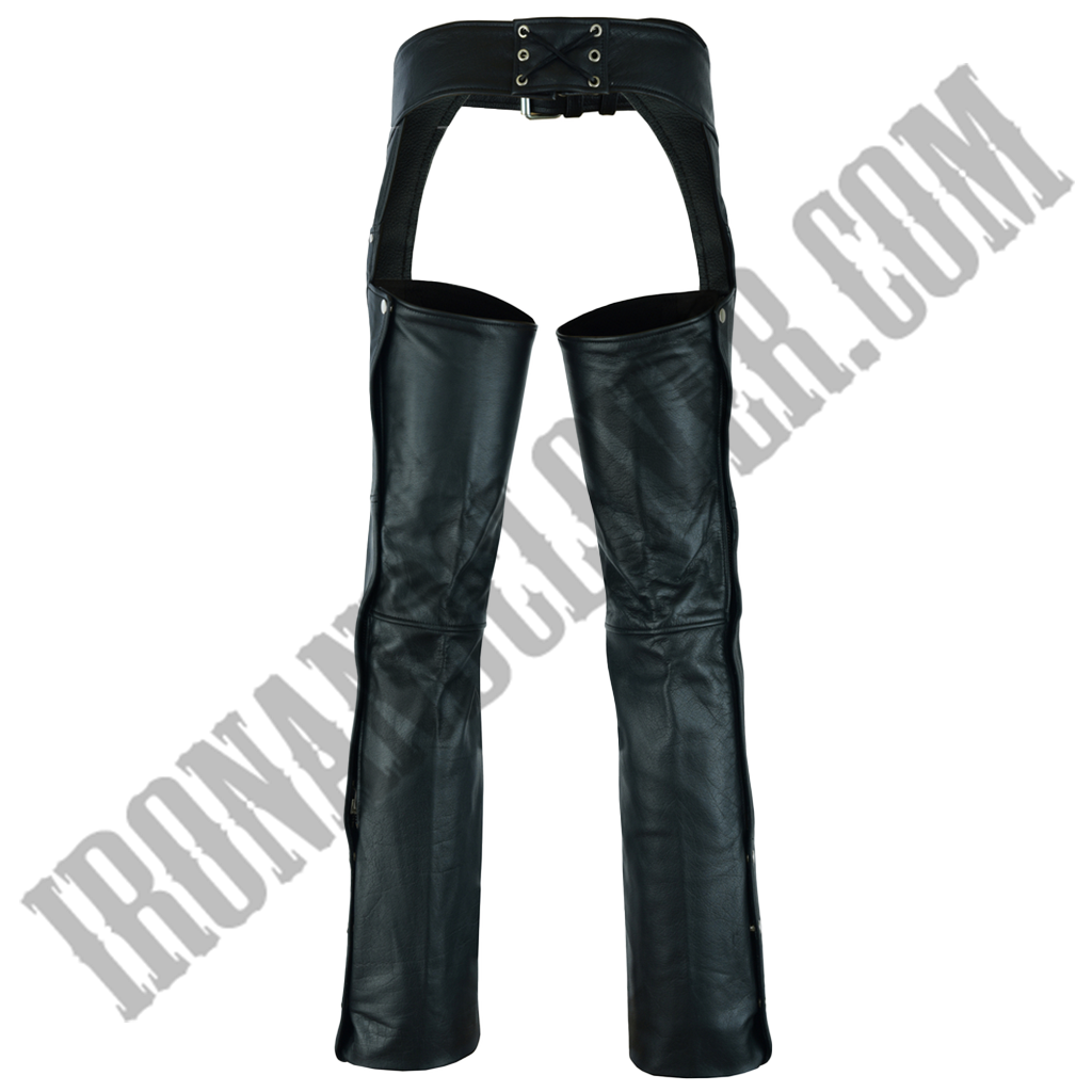 Classic Leather Chaps with Jeans Pockets in Tall